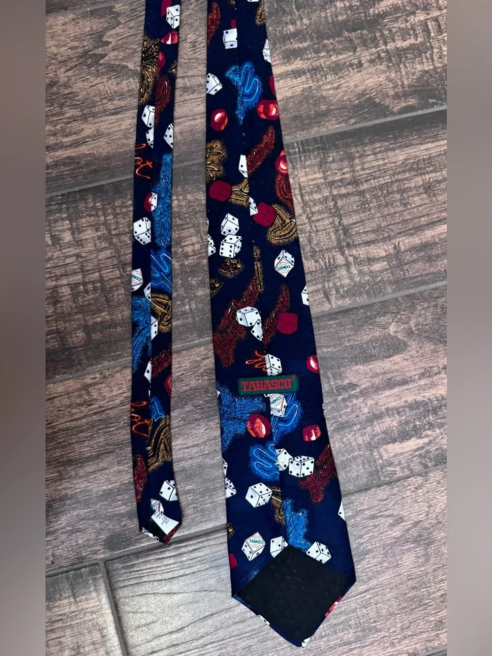 Tabasco‎ Hot Las Vegas Dice Silk Tie Old Money Preppy Dapper Novelty Dad Gift